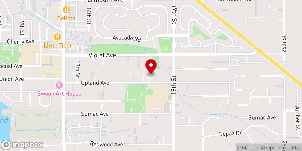 Map showing location of Boulder Meeting of Friends