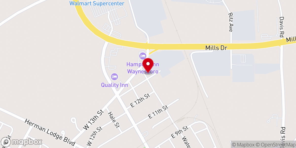 Map showing location of Calvary Tabernacle United Pentecostal Church