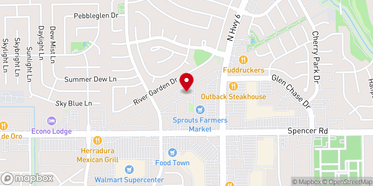 Map showing location of Bound For Glory Ministries