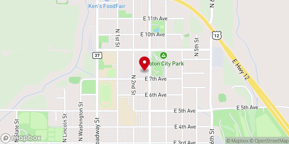 Map showing location of Christian & Missionary Alliance Church