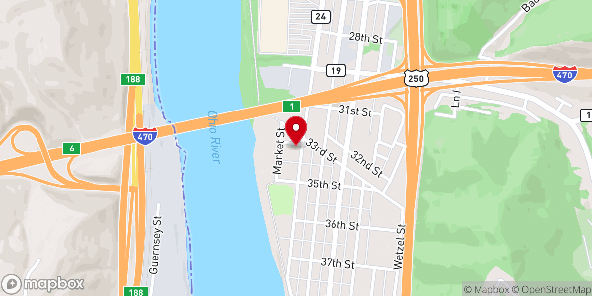 Map showing location of Metropolitan Baptist Church