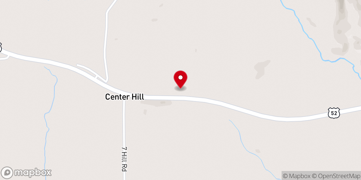 Map showing location of Heavens Chapel