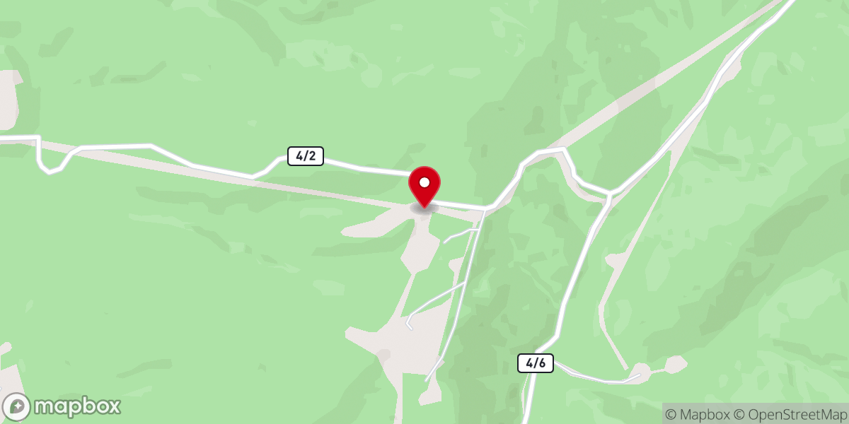 Map showing location of Forest Run Church
