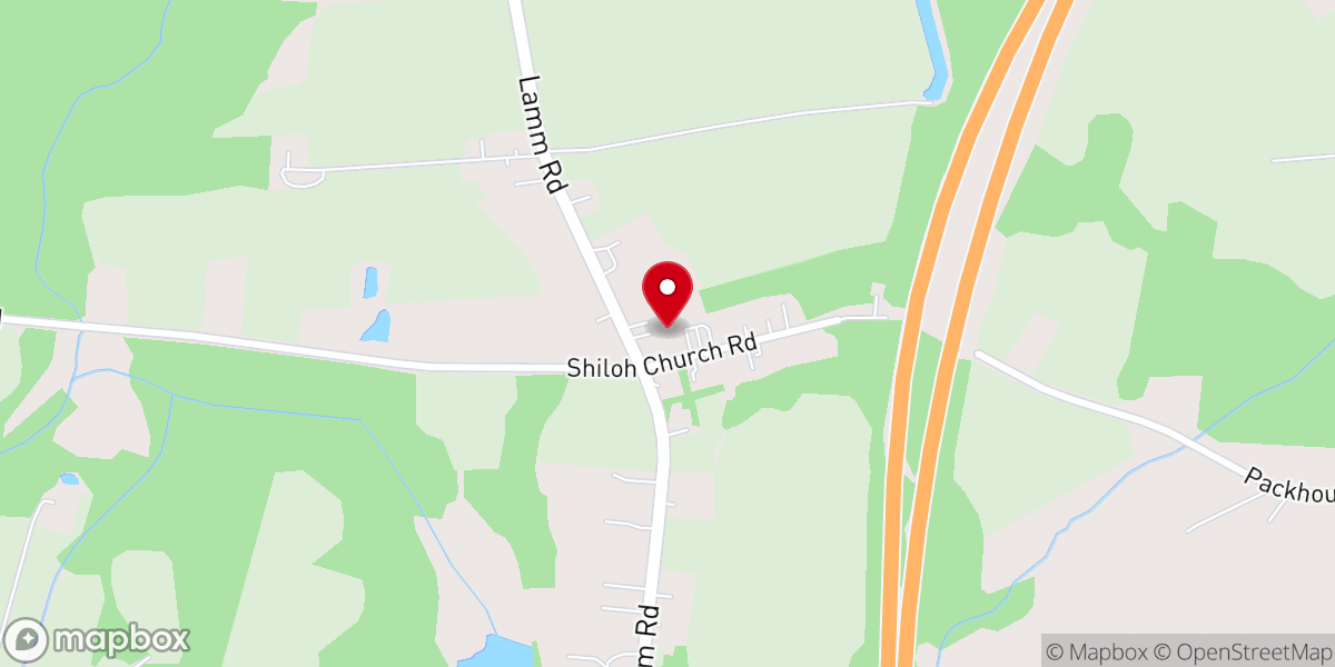 Map showing location of Shiloh Pentecostal Holiness Church