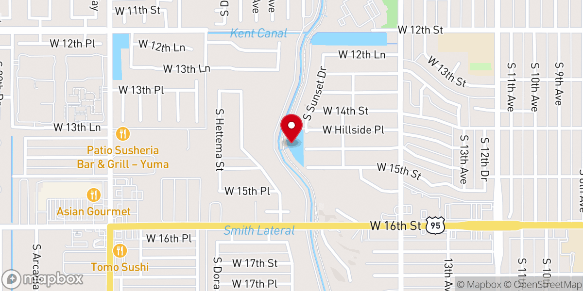 Map showing location of Anointed Women of Faith Ministries