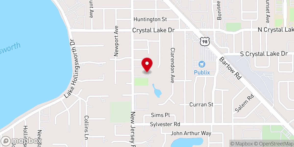 Map showing location of Grace City Church Offices