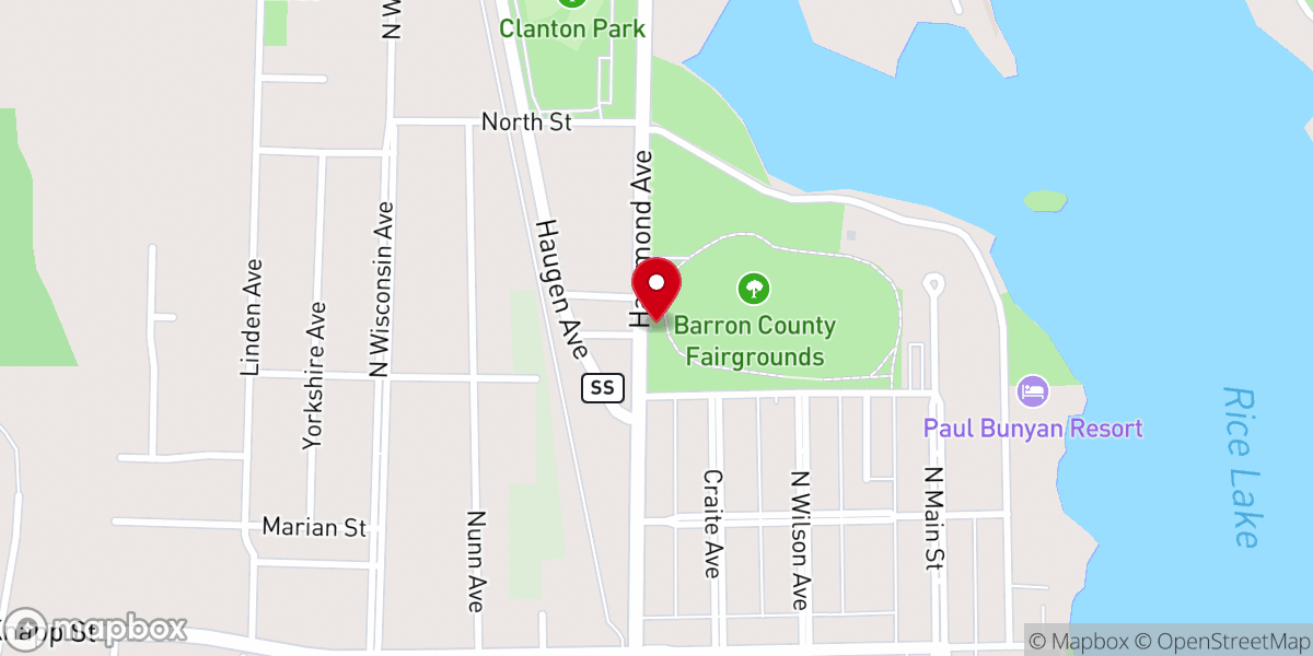 Map showing location of Fair Time Chapel