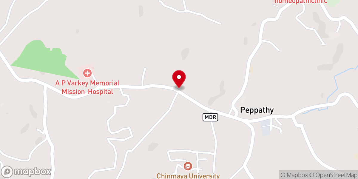 Map showing location of St. George Church