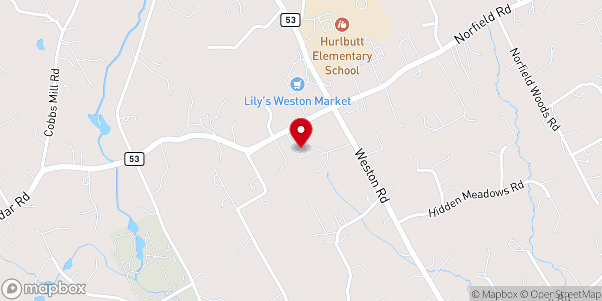 Map showing location of St. Francis of Assisi Parish
