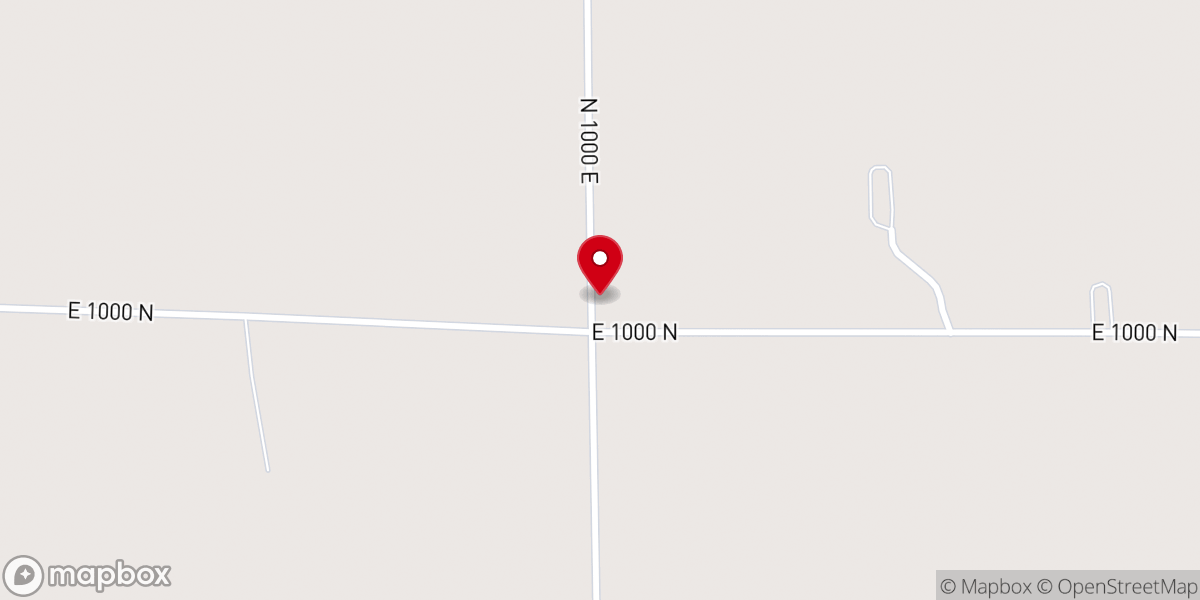 Map showing location of White Oak Church