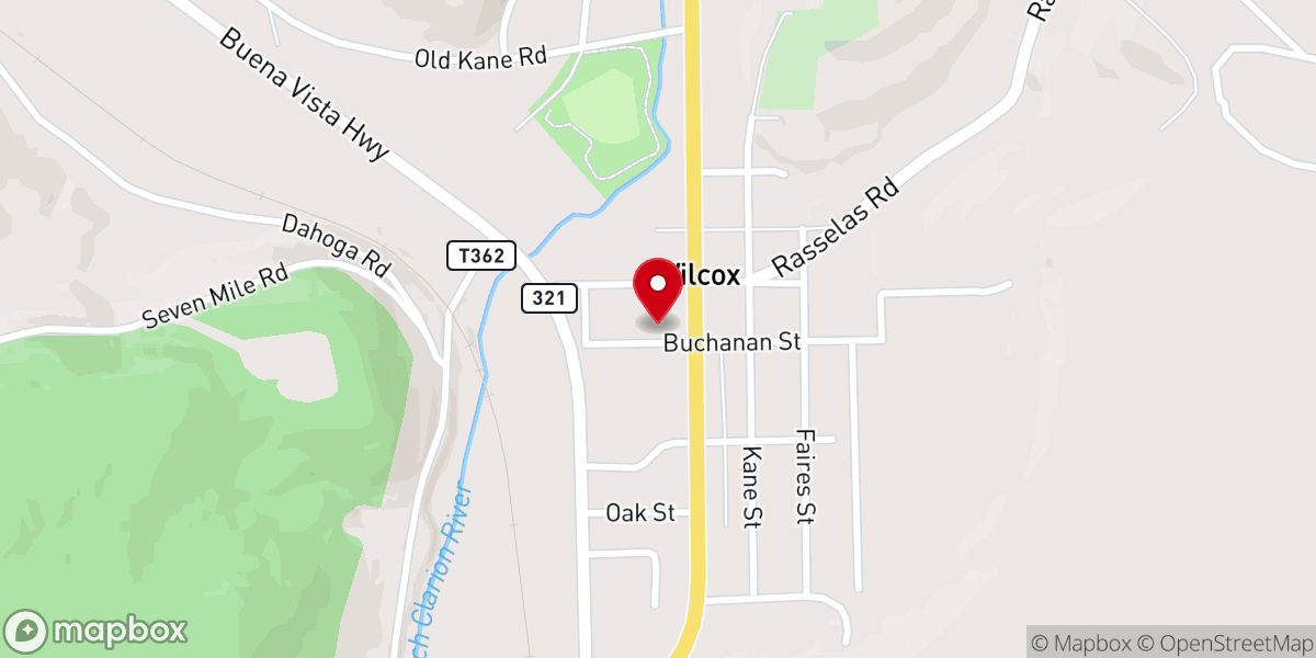 Map showing location of St Anne Catholic Church