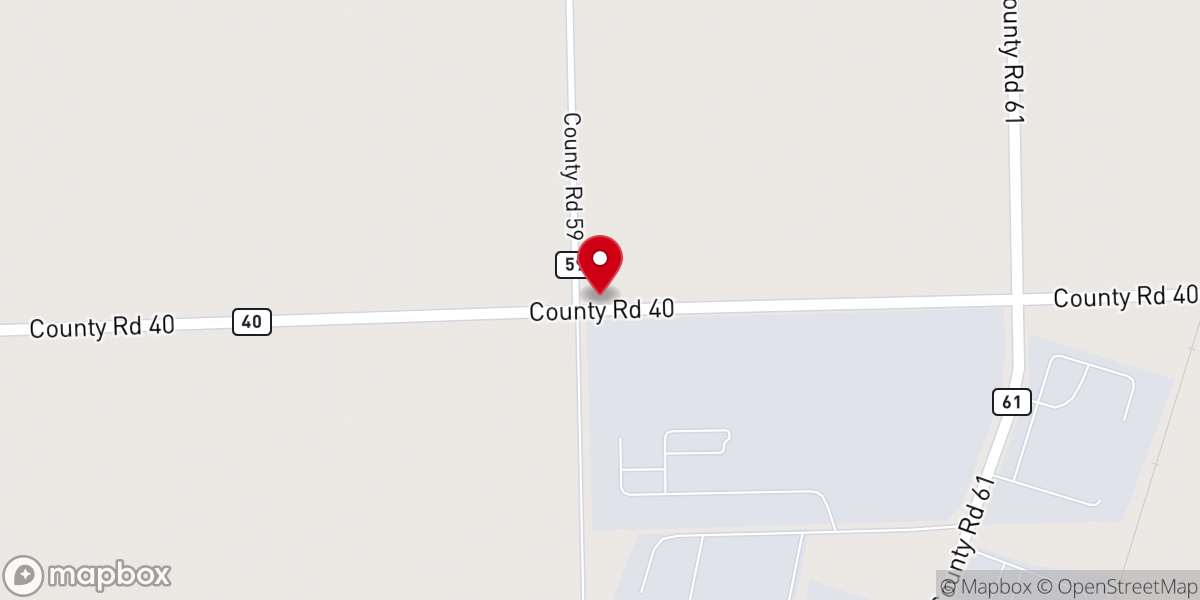 Map showing location of Mt Pleasant United Church