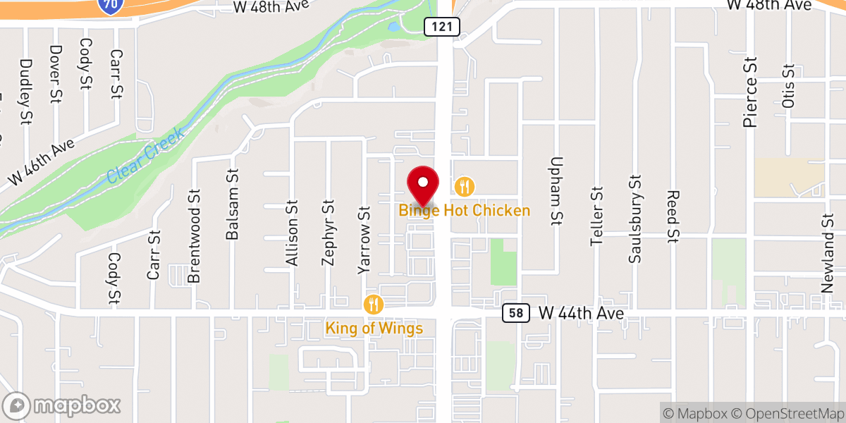 Map showing location of Church