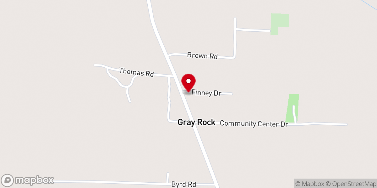 Map showing location of Pooles Temple
