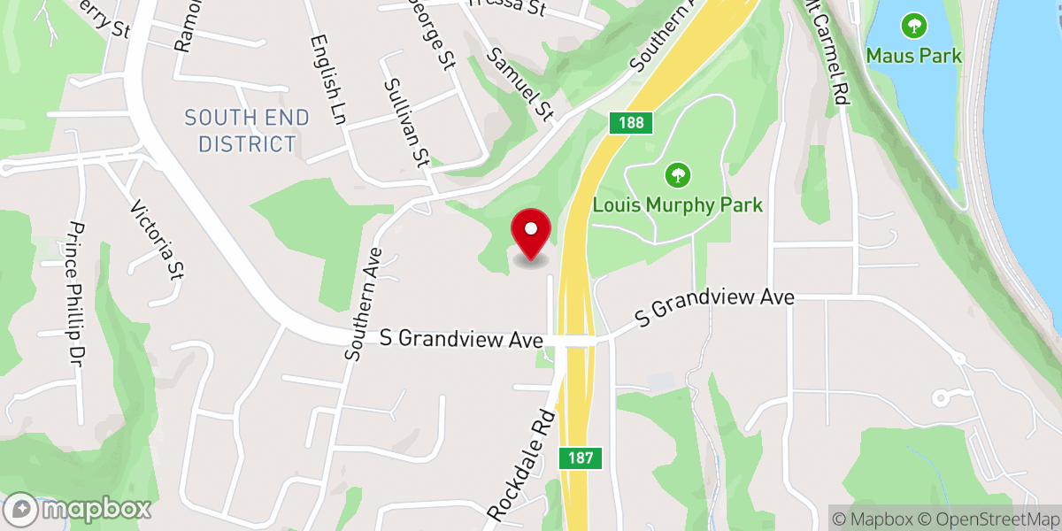 Map showing location of New Life Church