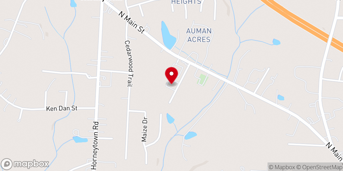 Map showing location of Trulite Baptist Church