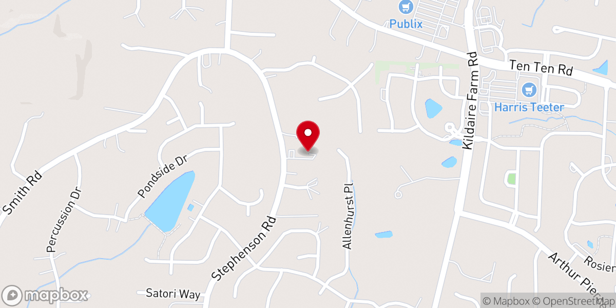 Map showing location of Greater Felton Grove Missionary Baptist Church