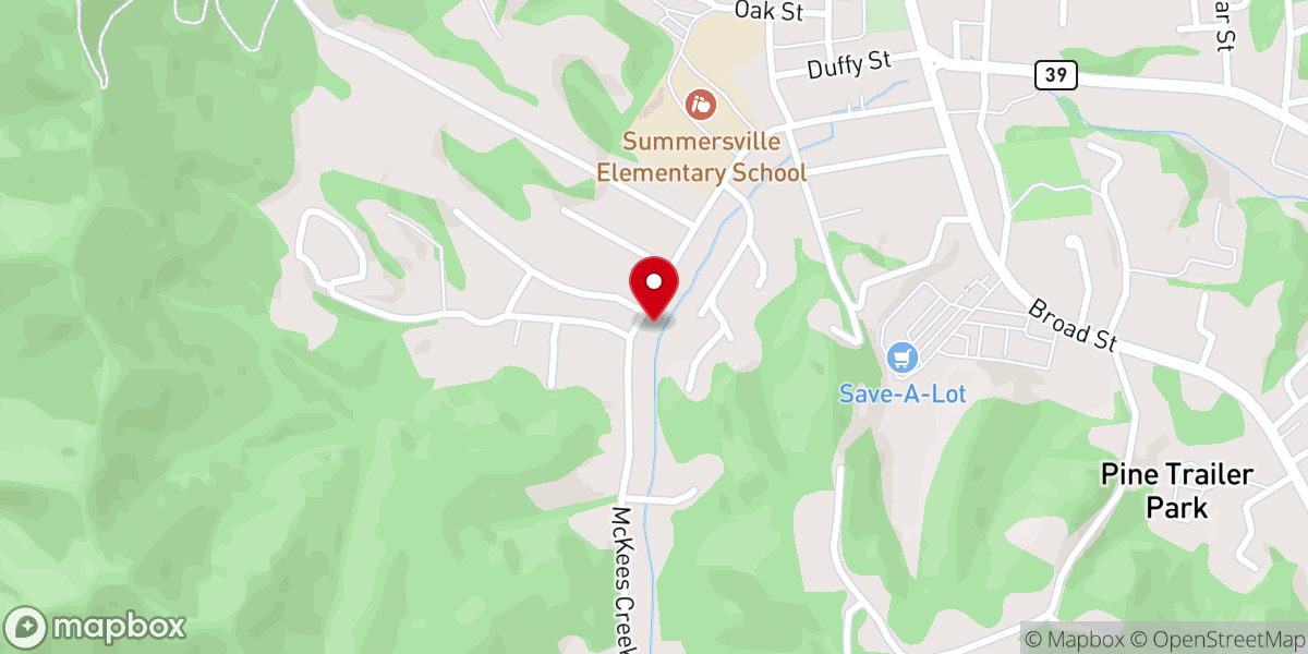 Map showing location of Church of the Good Shepherd