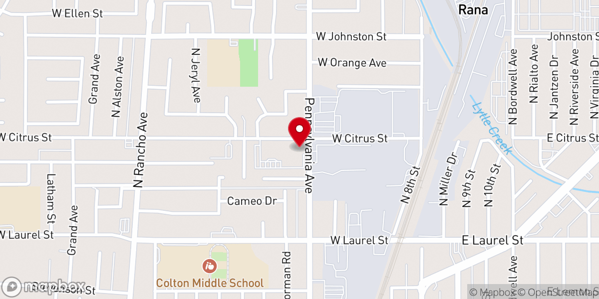 Map showing location of Apartados para Cristo