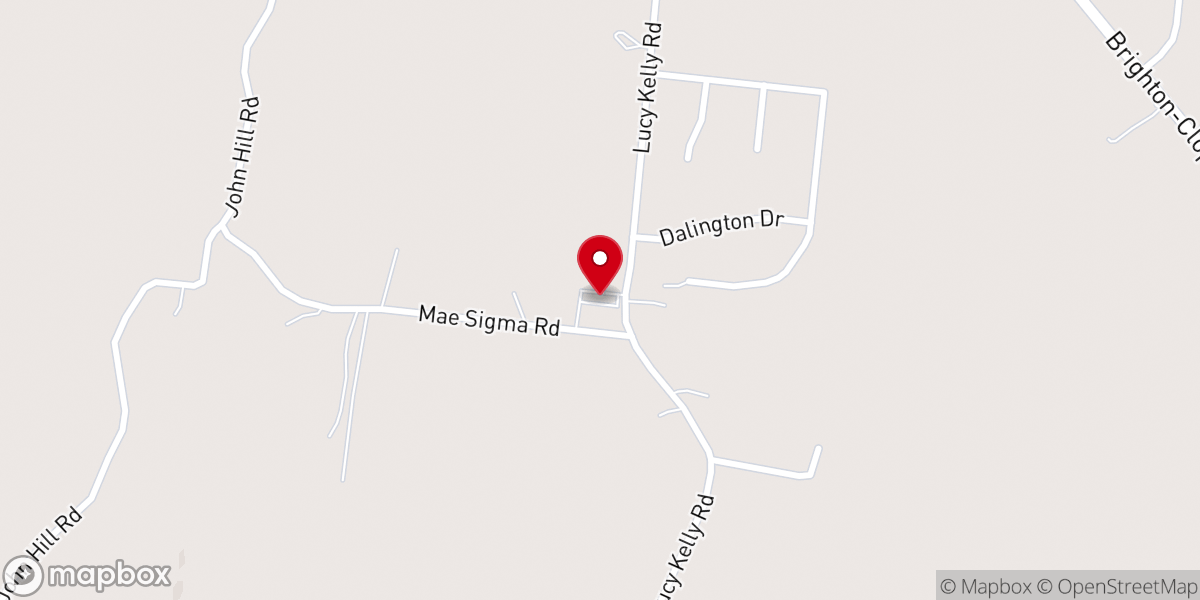 Map showing location of Central Church Tipton