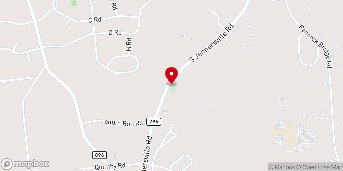 Map showing location of Kelton Church of Christ
