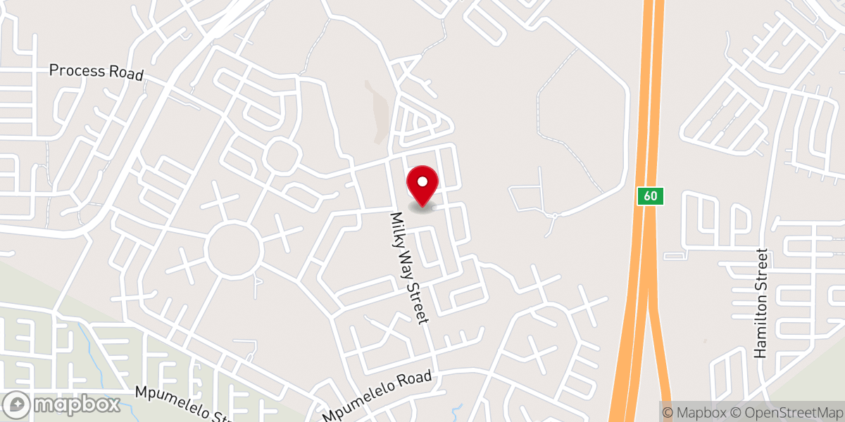 Map showing location of Blessed Joseph Gérard Catholic Church