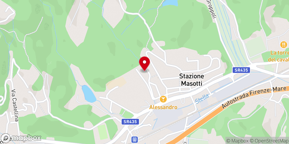 Map showing location of Cappella delle Divina Misericordia e San Giovanni Paolo II