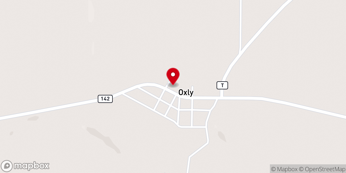 Map showing location of Oxly United Pentecostal Church
