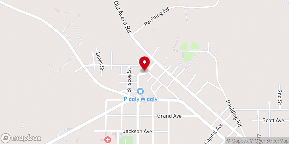 Map showing location of Mason Chapel Baptist Church