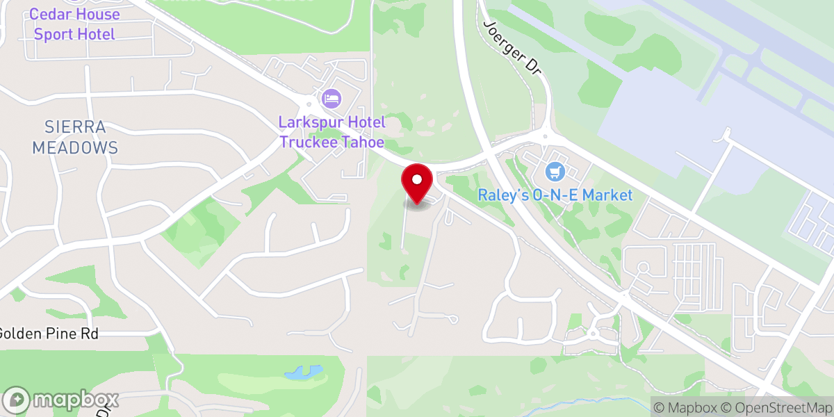Map showing location of Crosswinds Truckee Assembly of God Church