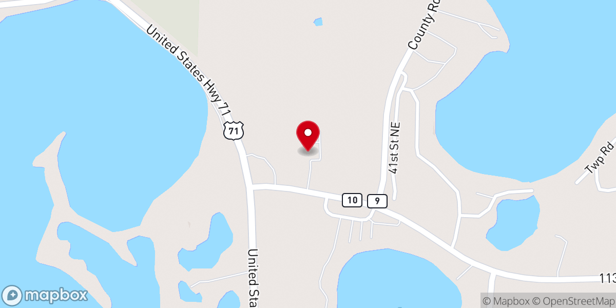 Map showing location of Cross Roads Community United Methodist Church