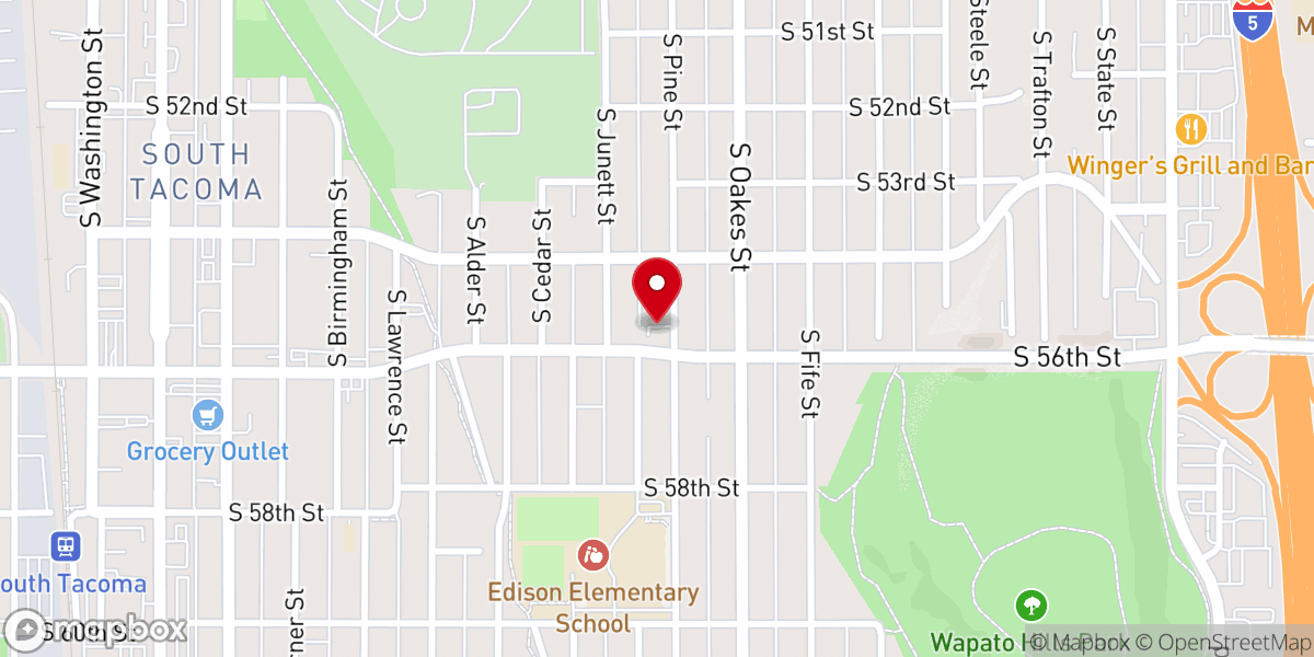 Map showing location of Good Church