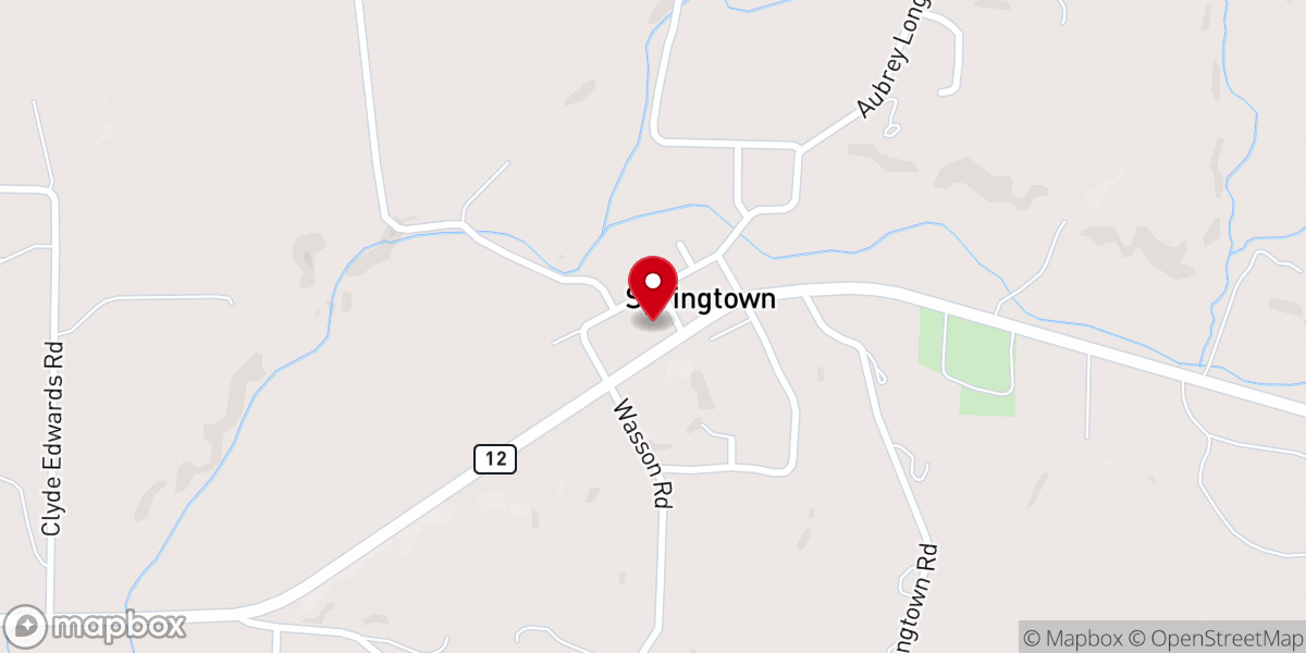 Map showing location of Grace Community Church