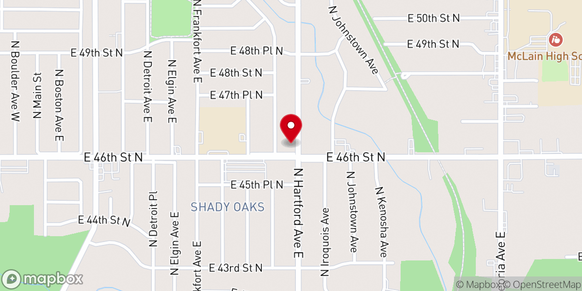 Map showing location of Church of Eternal Love