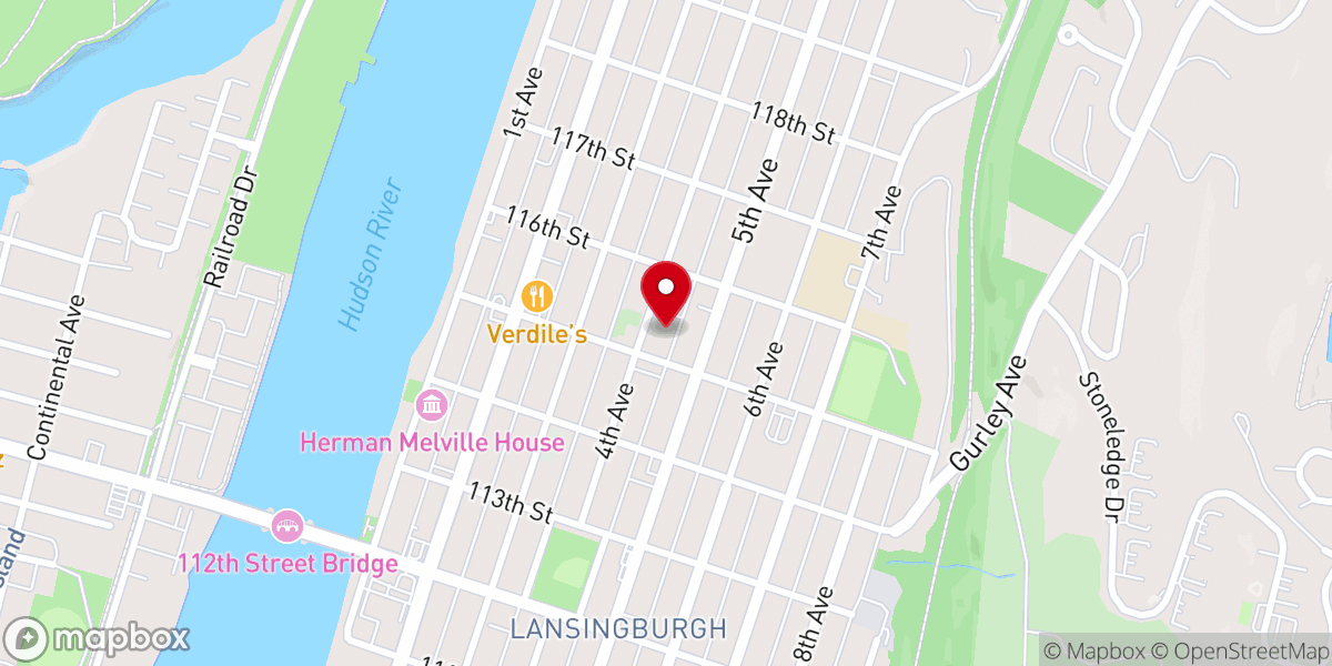 Map showing location of St. Augustine's Church
