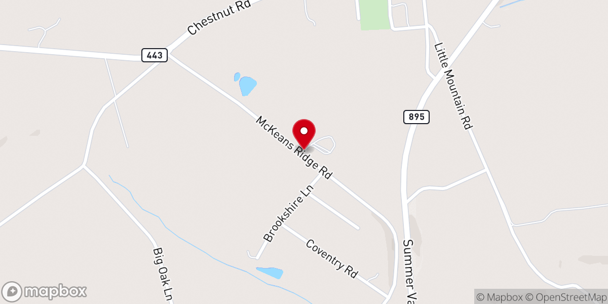 Map showing location of Congregational Free Church