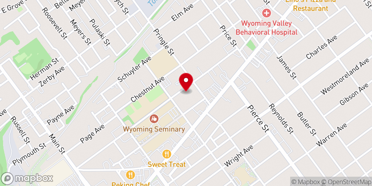 Map showing location of St Ignatius Church Deacon
