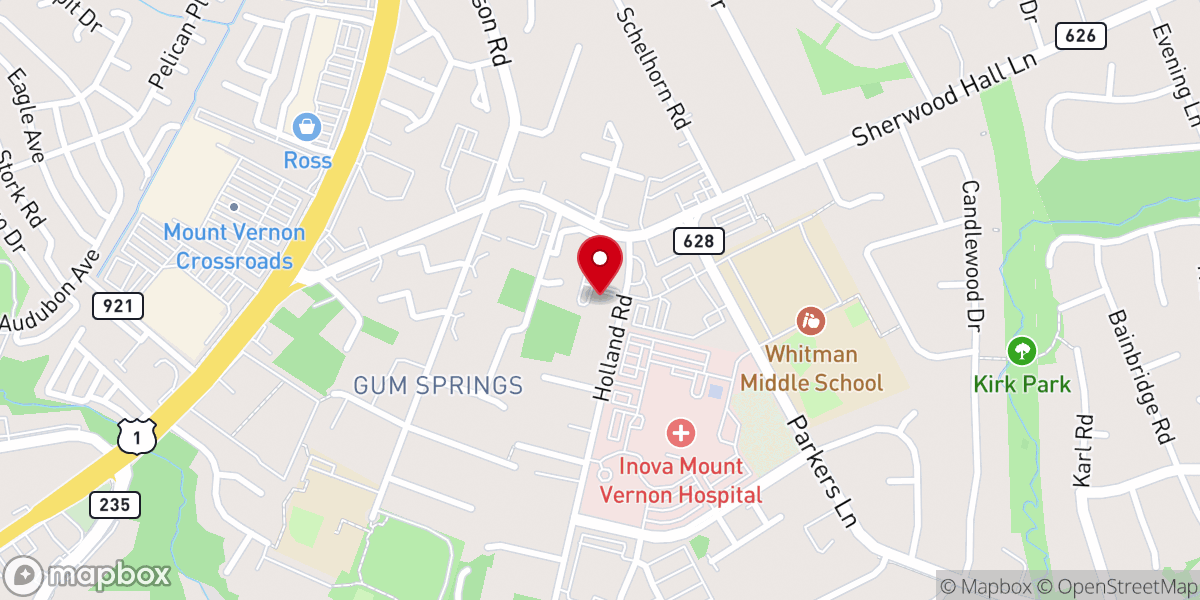 Map showing location of Franconia Spanish Congregation