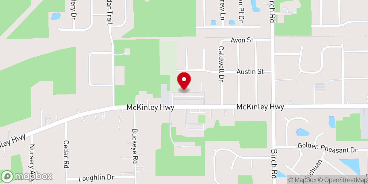 Map showing location of New Life Church - Osceola