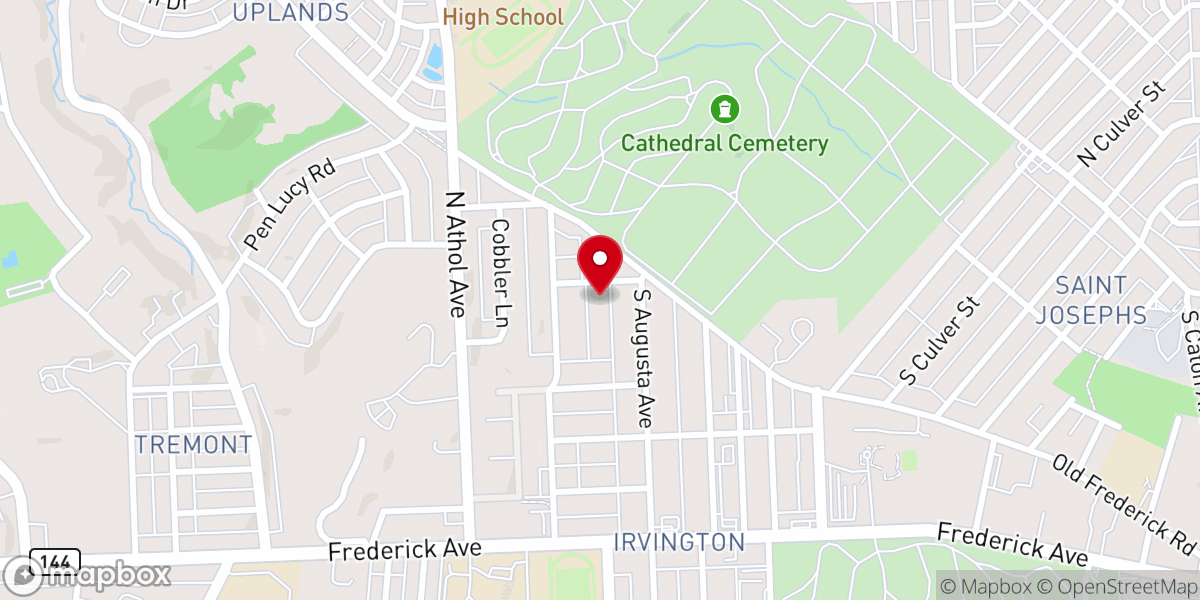 Map showing location of Church of the Redeemer