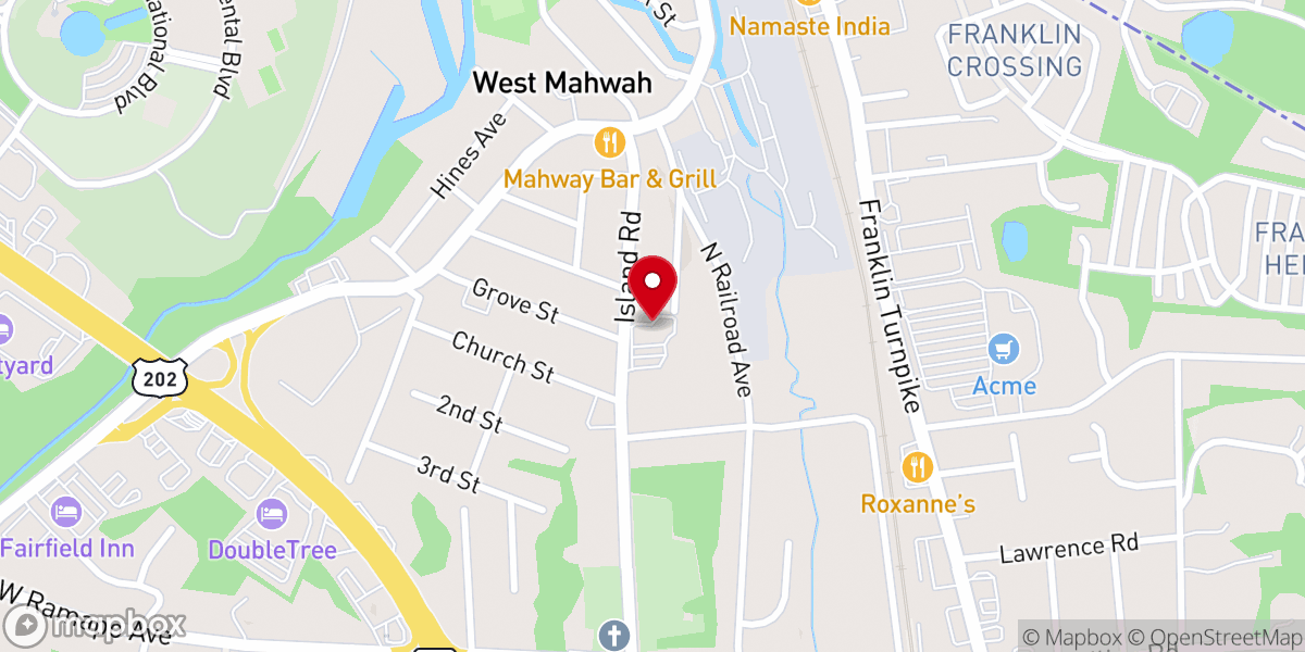 Map showing location of Immaculate Heart of Mary Church