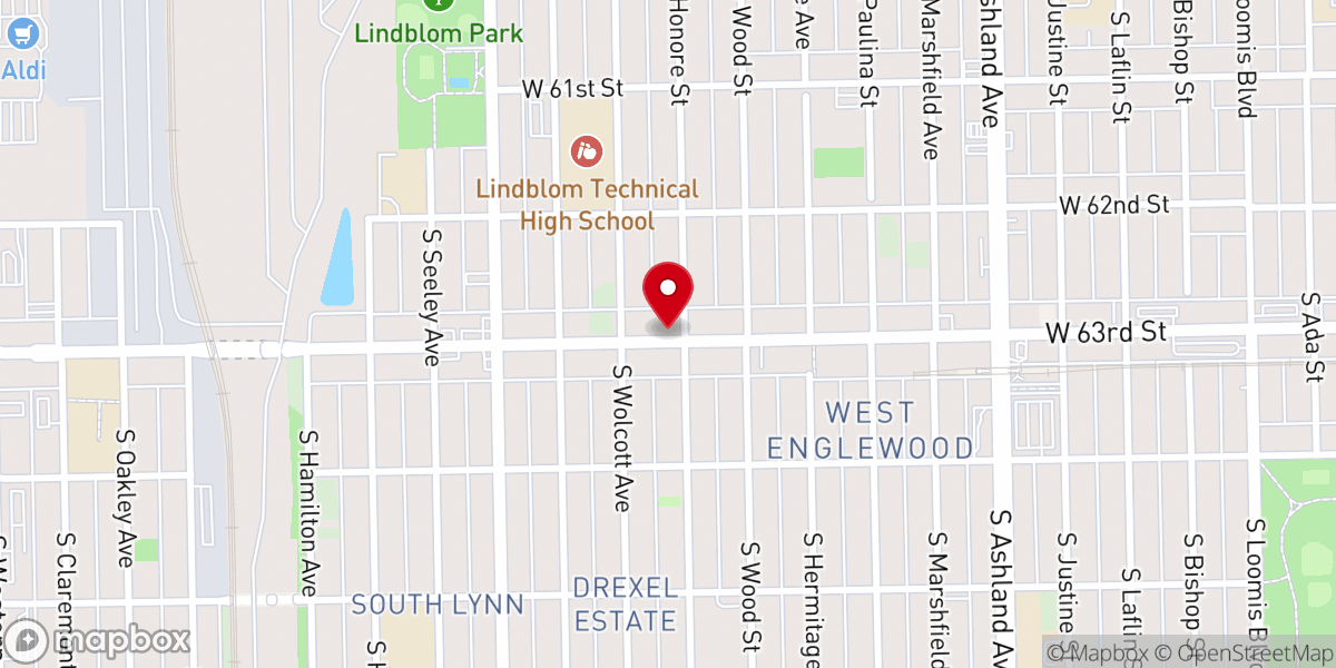 Map showing location of Shield of Faith Baptist Church
