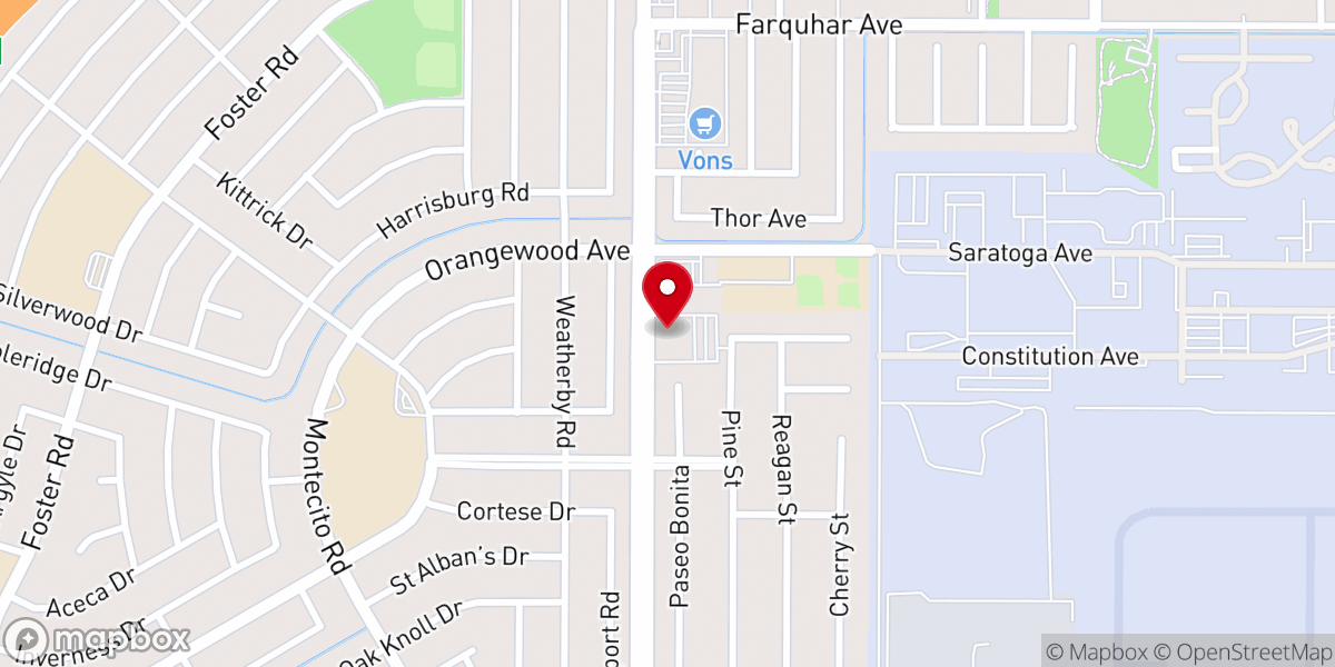 Map showing location of Good Shepherd Presbyterian Church (ECO)