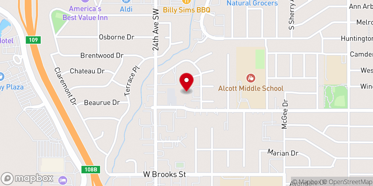 Map showing location of Summit Church