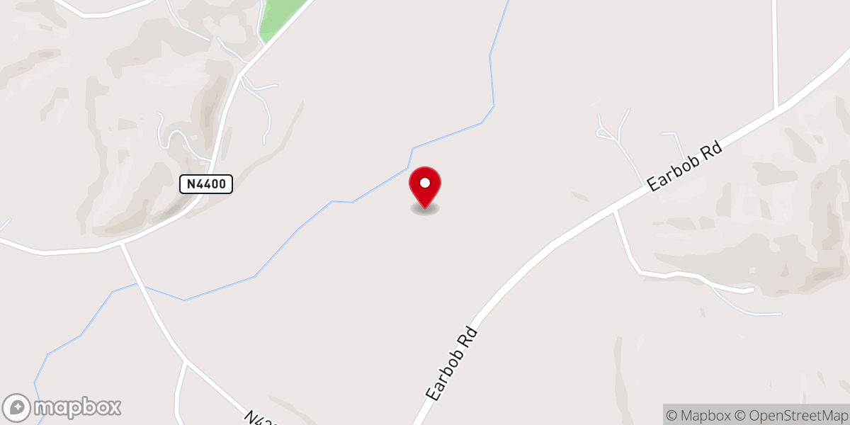 Map showing location of Ballou Baptist Church