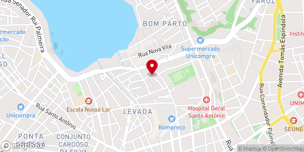 Map showing location of Igreja Pentecostal Sobrevivi,Adorando