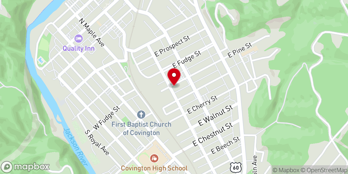 Map showing location of New Dimensions Christian Fellowship