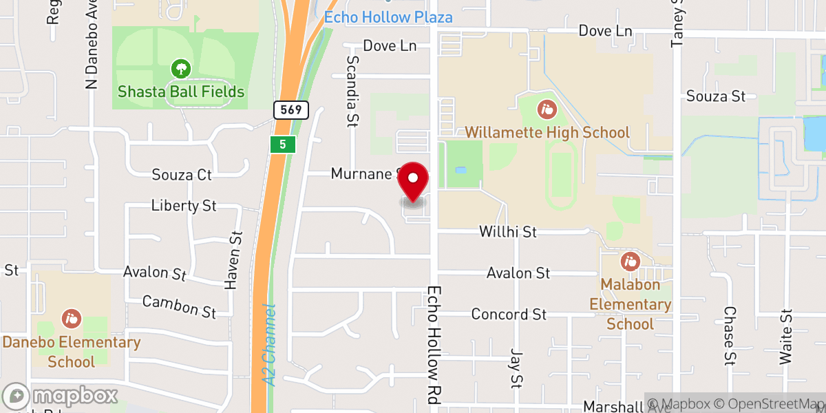 Map showing location of Alison Park Christian Church