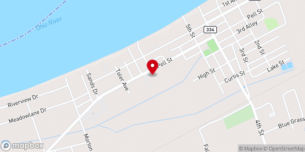 Map showing location of St Columba Church