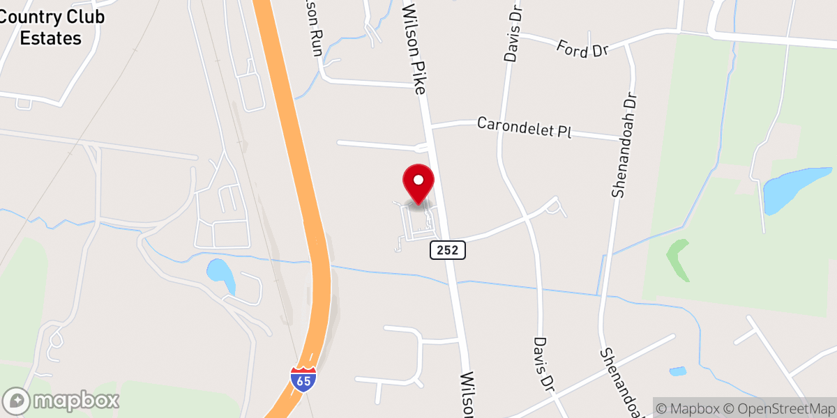 Map showing location of Crosswalk Church